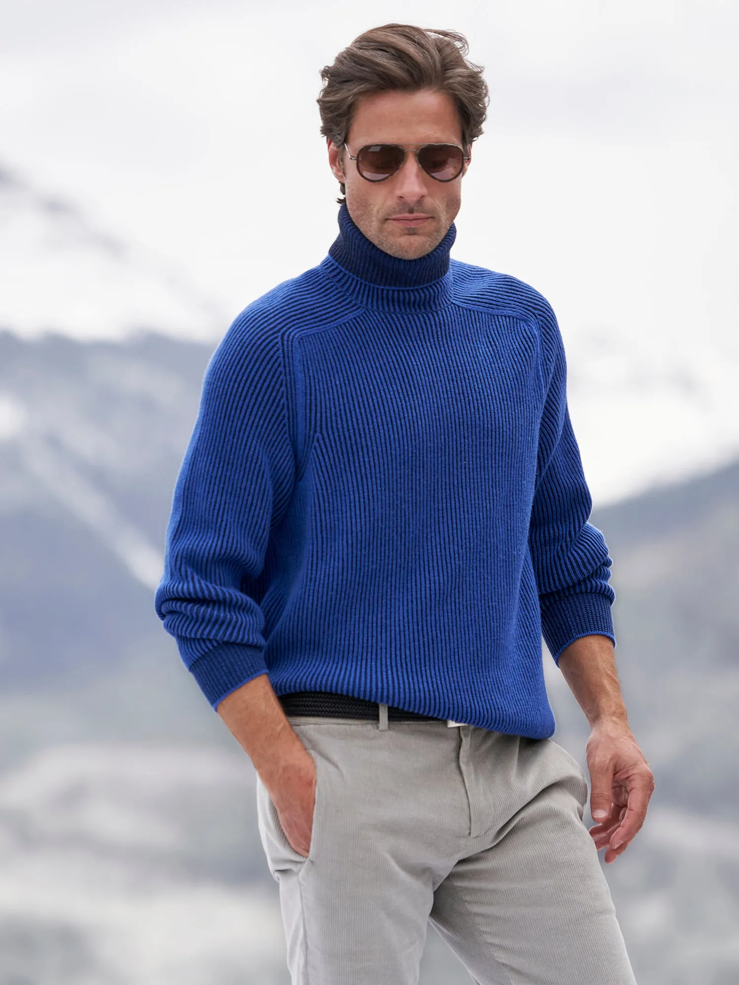 Dinghy Cashmere Turtleneck Ski Sweater