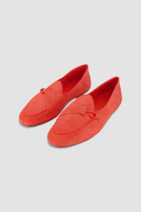 Edhen Milano Comporta Fly Red Suede Loafers