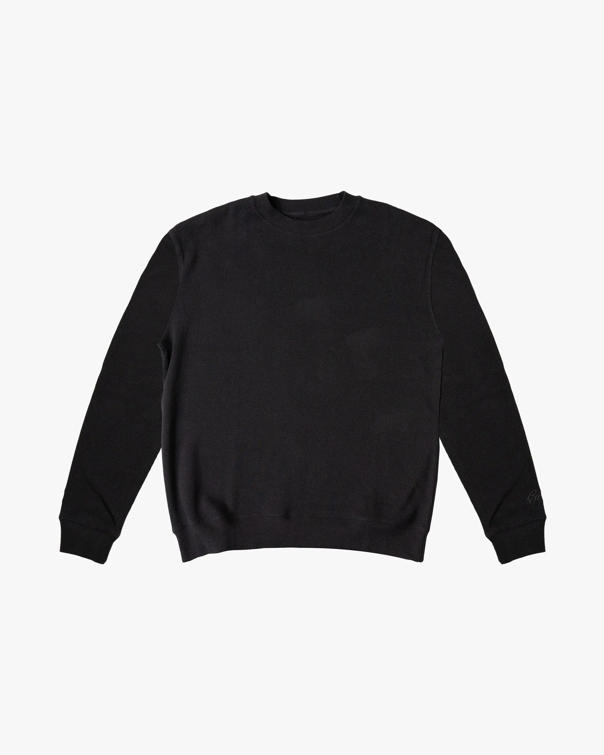 EPTM THERMAL SWEATSHIRT BLACK