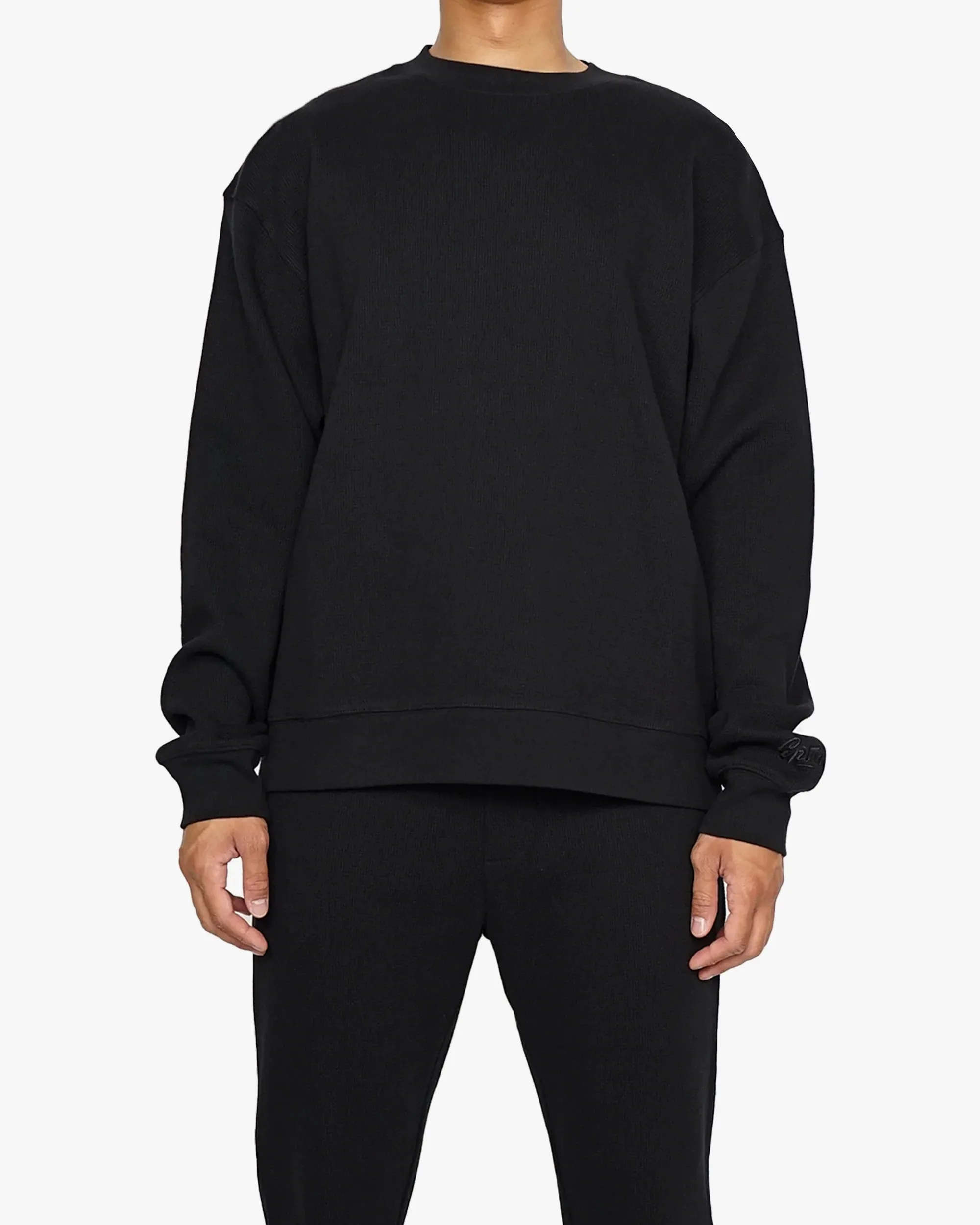 EPTM THERMAL SWEATSHIRT BLACK