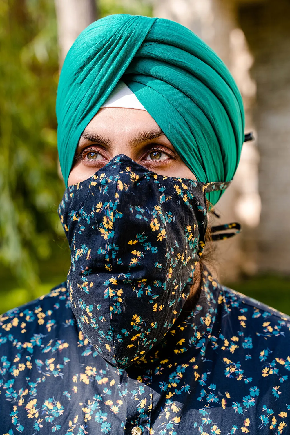 Floral Beard Mask