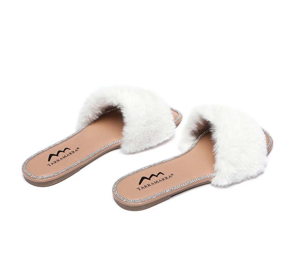 Fluffy Diamante Women Sandals