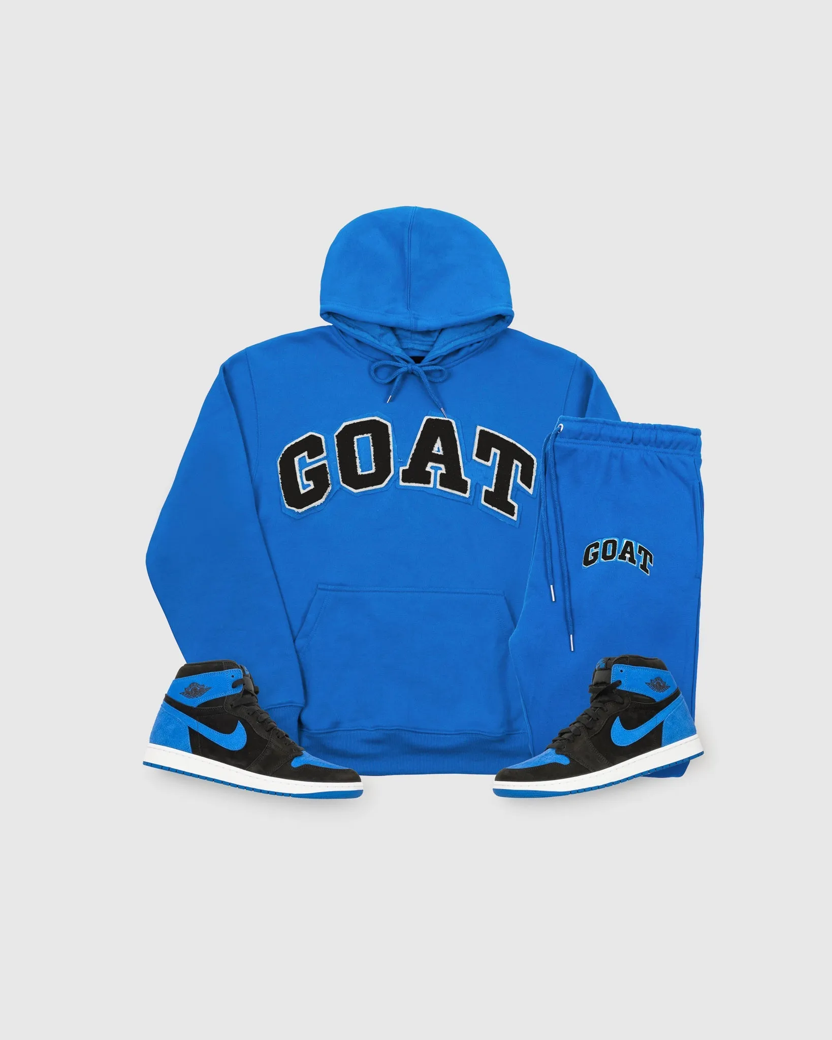 GOAT Arch Chenille Sweatsuit (Royal/Black)