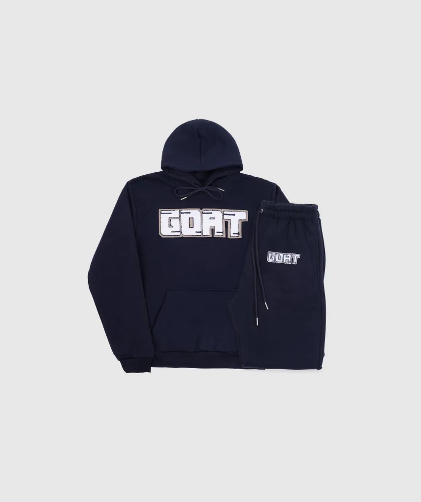 GOAT Classic Chenille Sweatsuit (Midnight Navy)