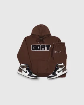 GOAT Classic Chenille Sweatsuit (Mocha)