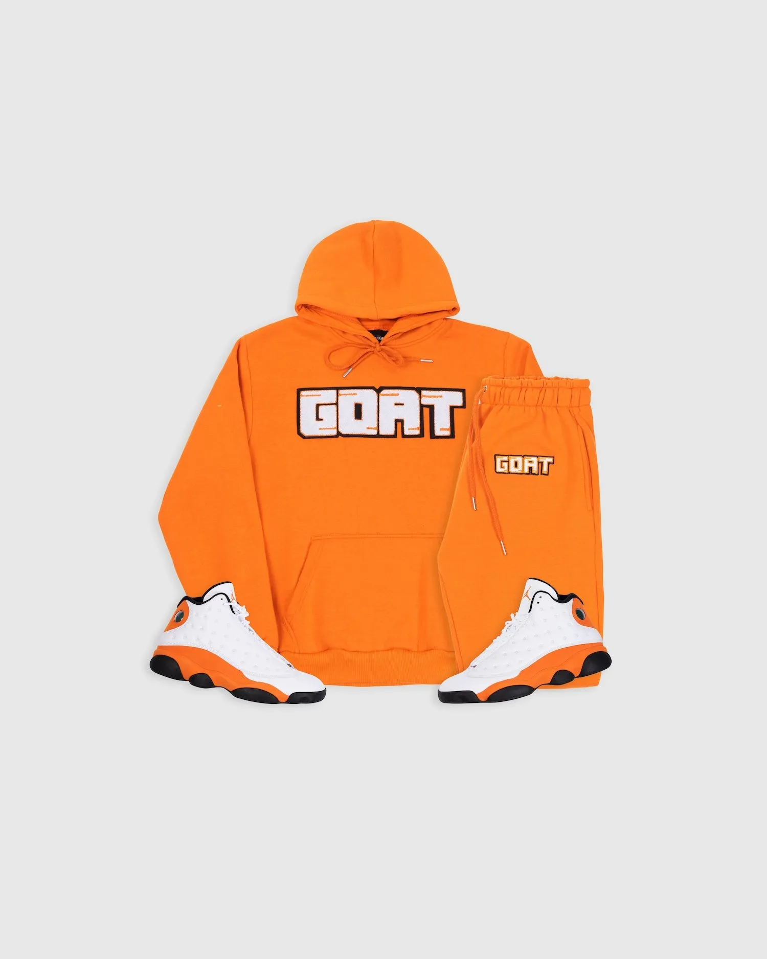 GOAT Classic Chenille Sweatsuit (Orange)