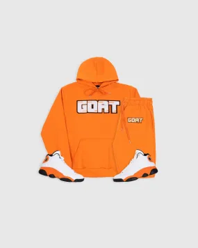 GOAT Classic Chenille Sweatsuit (Orange)