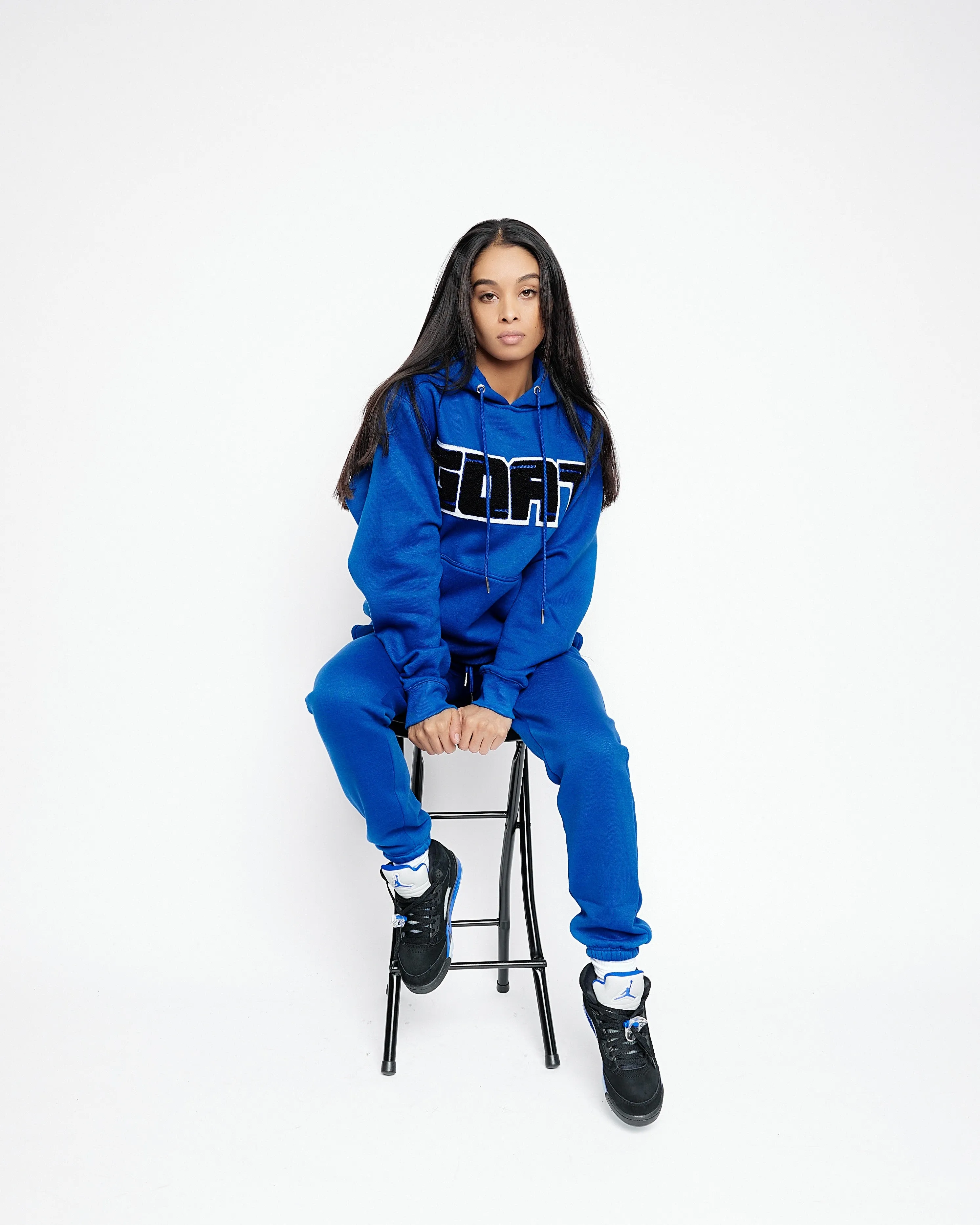 GOAT Classic Chenille Sweatsuit (Racer Blue)