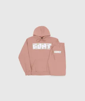 GOAT Classic Chenille Sweatsuit (Rust Pink)