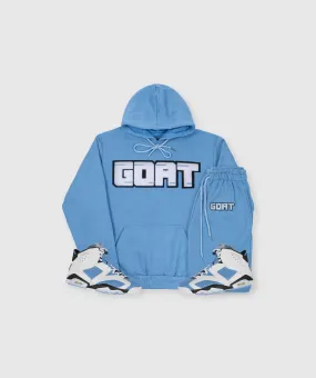 GOAT Classic Chenille Sweatsuit (University Blue)