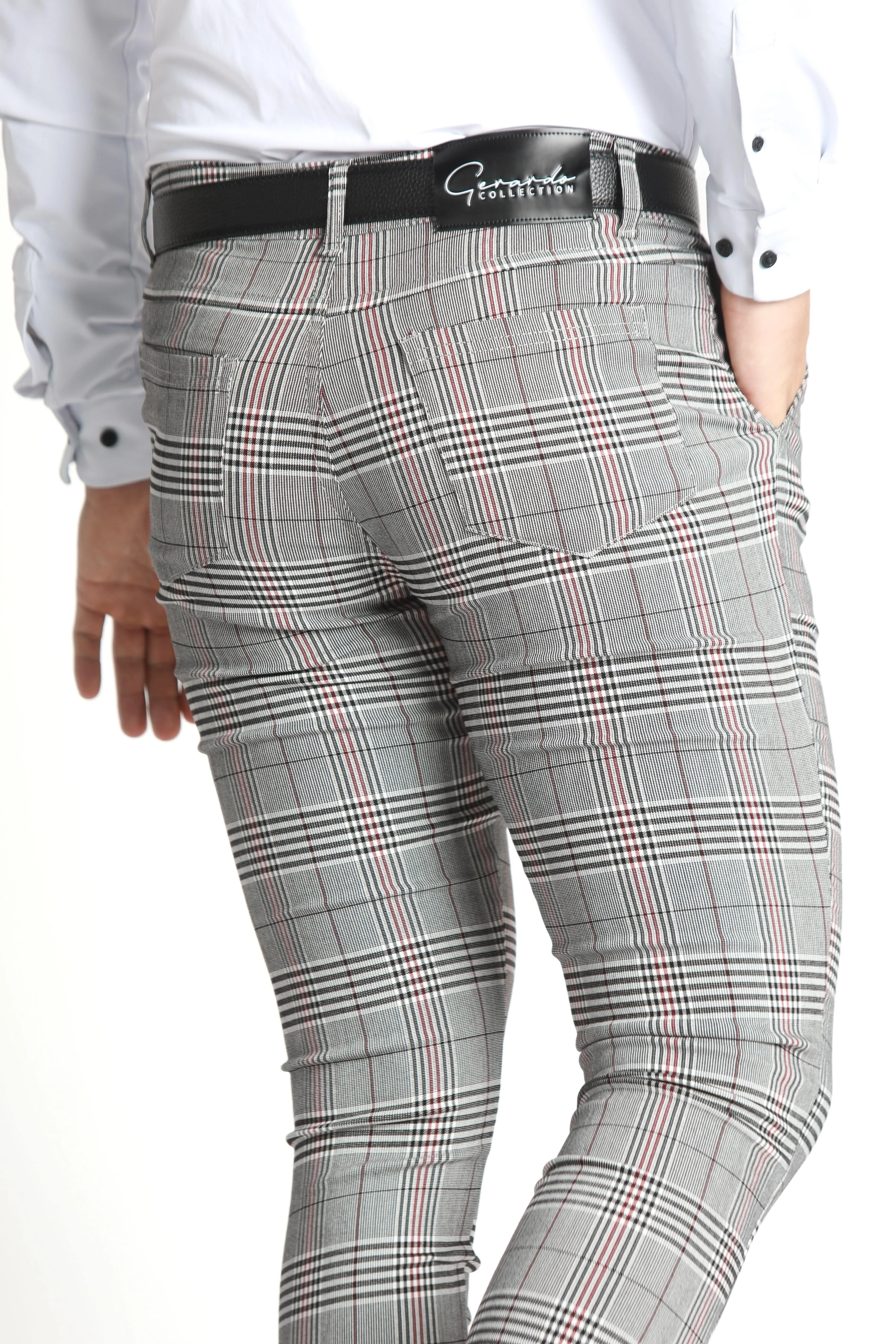 Grey V2 Plaid Pants