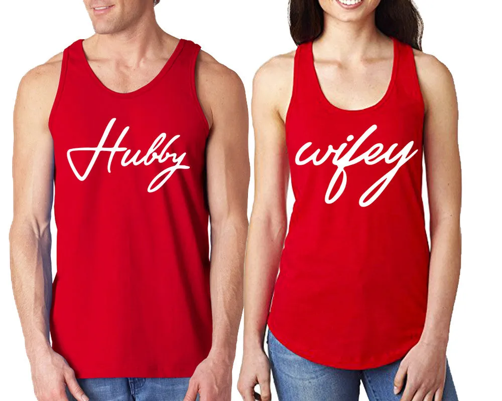 Hubby and Wifey Couple Matching Tanktops