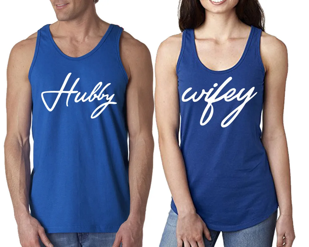 Hubby and Wifey Couple Matching Tanktops