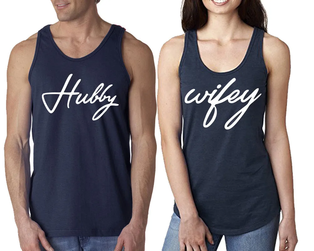 Hubby and Wifey Couple Matching Tanktops