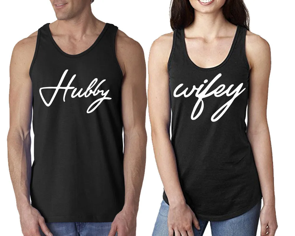 Hubby and Wifey Couple Matching Tanktops