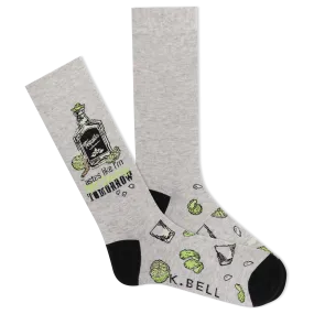 K.Bell Men's No Work Tequila Crew Sock