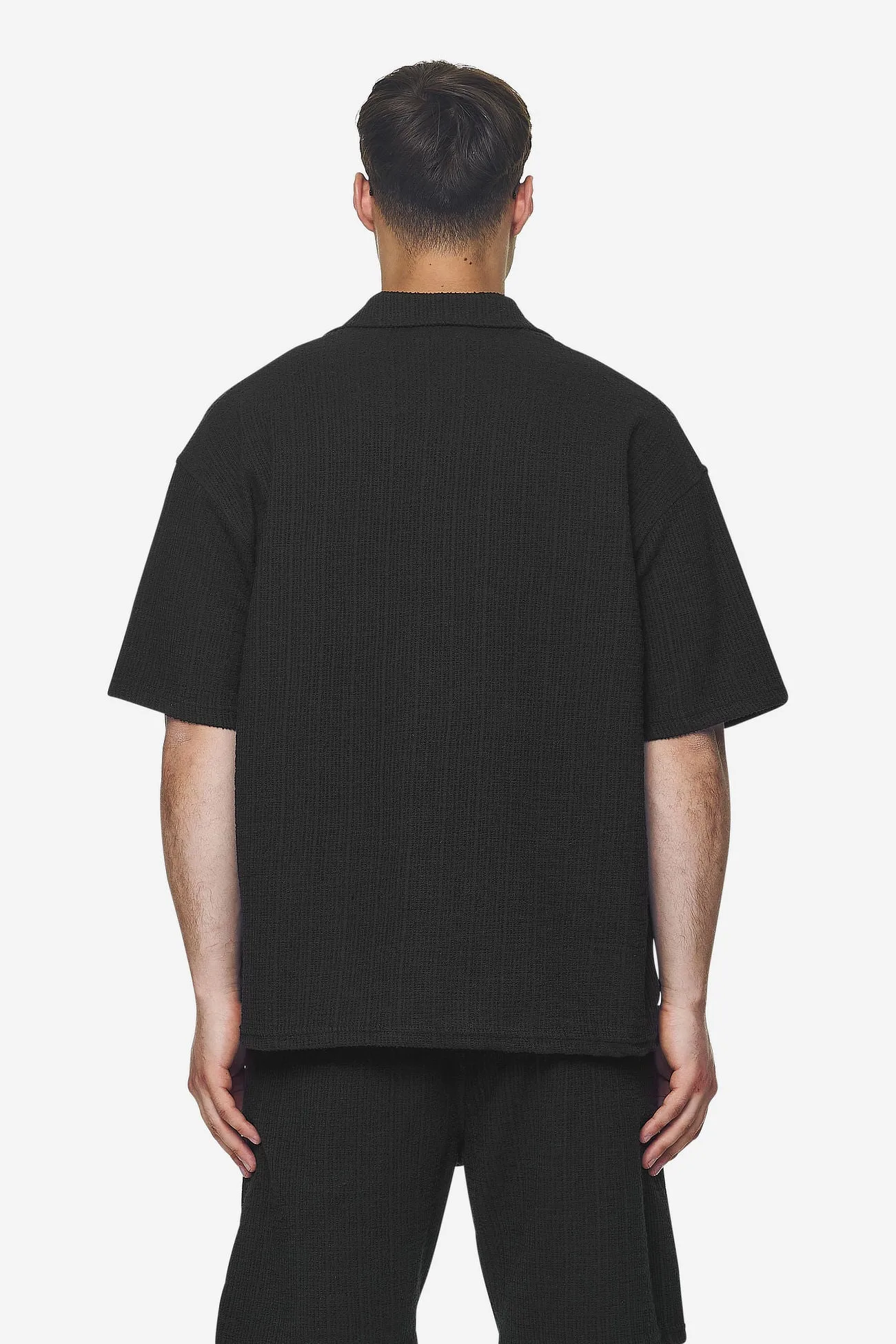 Libco Structured Knit Shirt Black