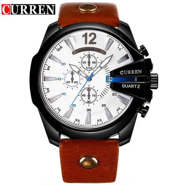 Man/Women Luxury Brand Watch Retro Quartz