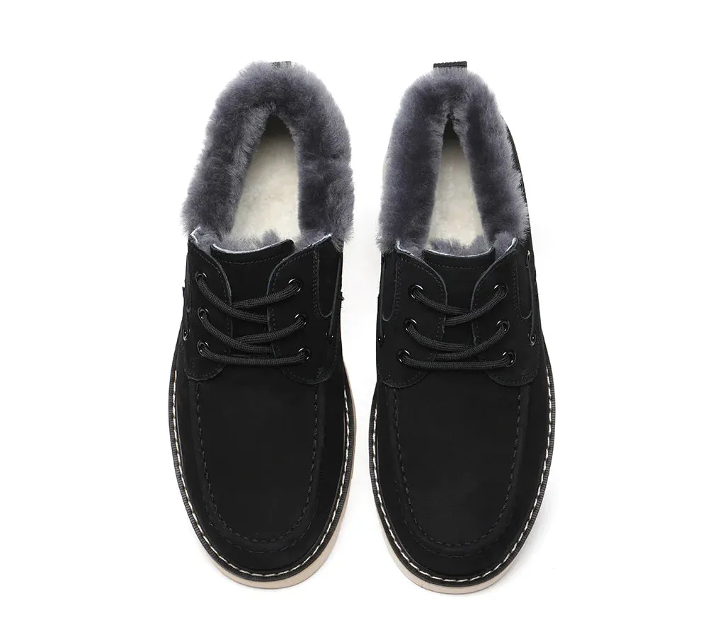 Maxim Sheepskin Men Trekker Shoes