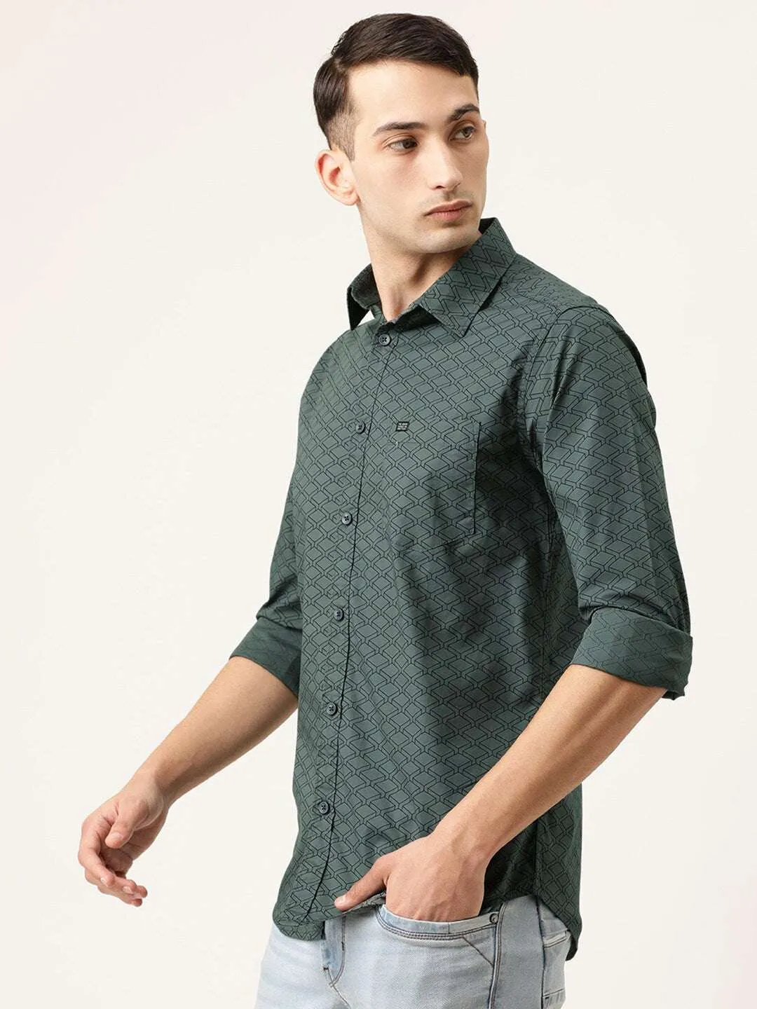 Men Abstract Shirt