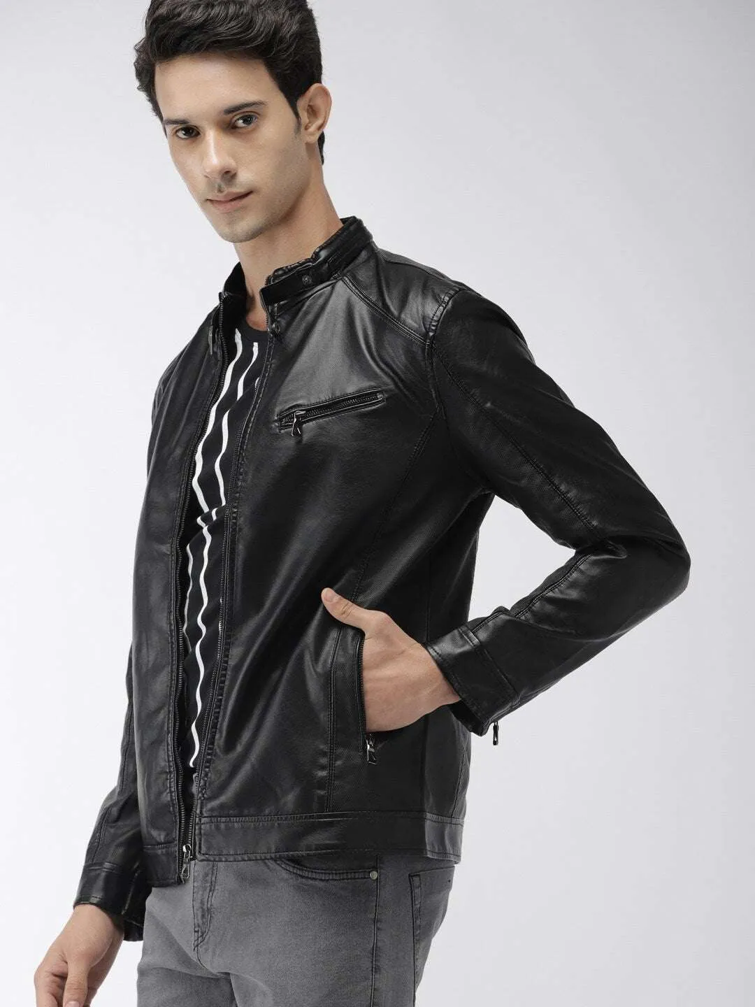 Men Biker Jacket