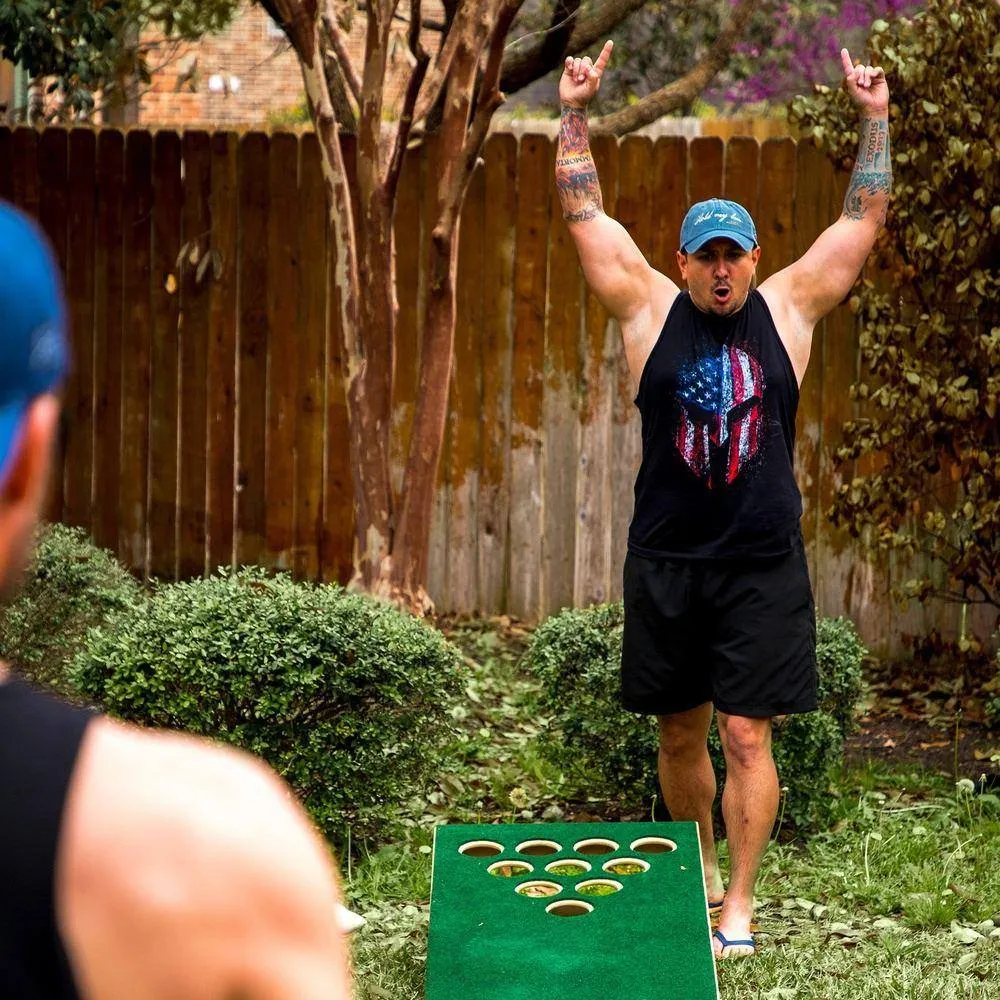 Men's American Spartan Tank - Black