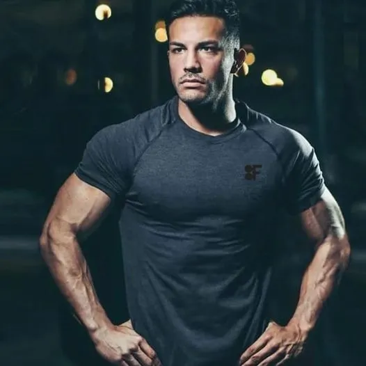 MEN'S BF DRY FIT FITTED TRAINING T-SHIRT.