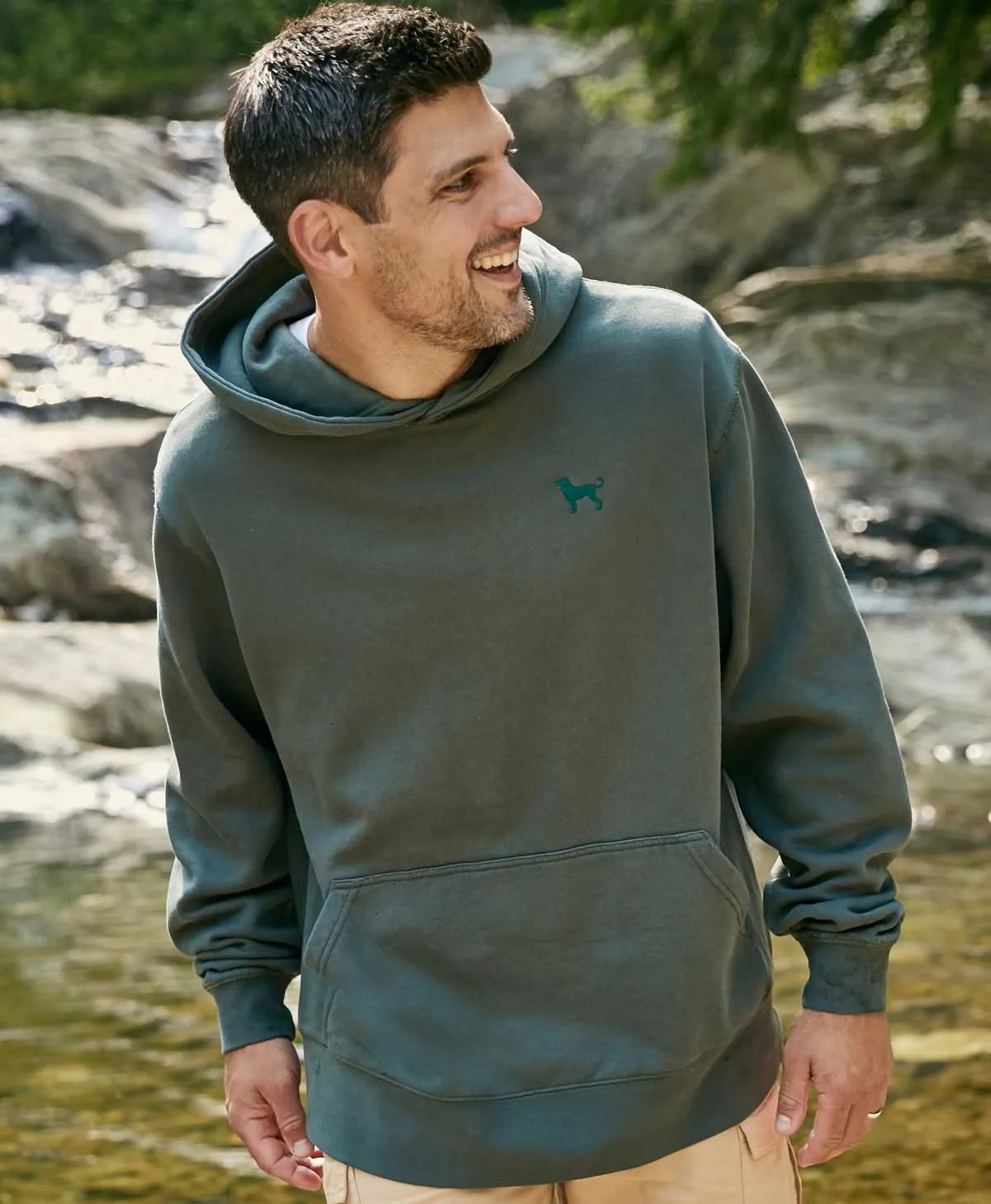 Men's Bluffs Garment Dyed Fleece Hoodie