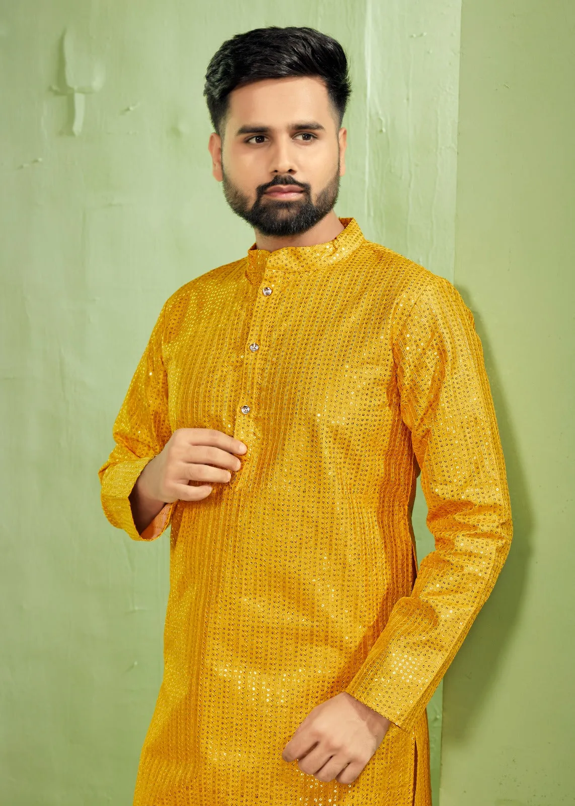 Men's Silk Kurta Pajama