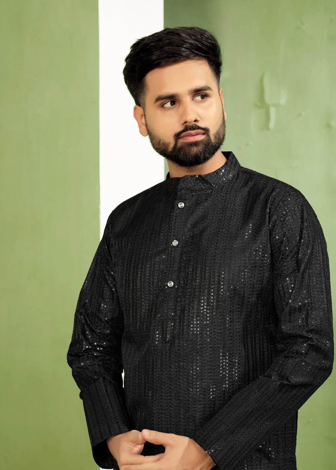 Men's Silk Kurta Pajama