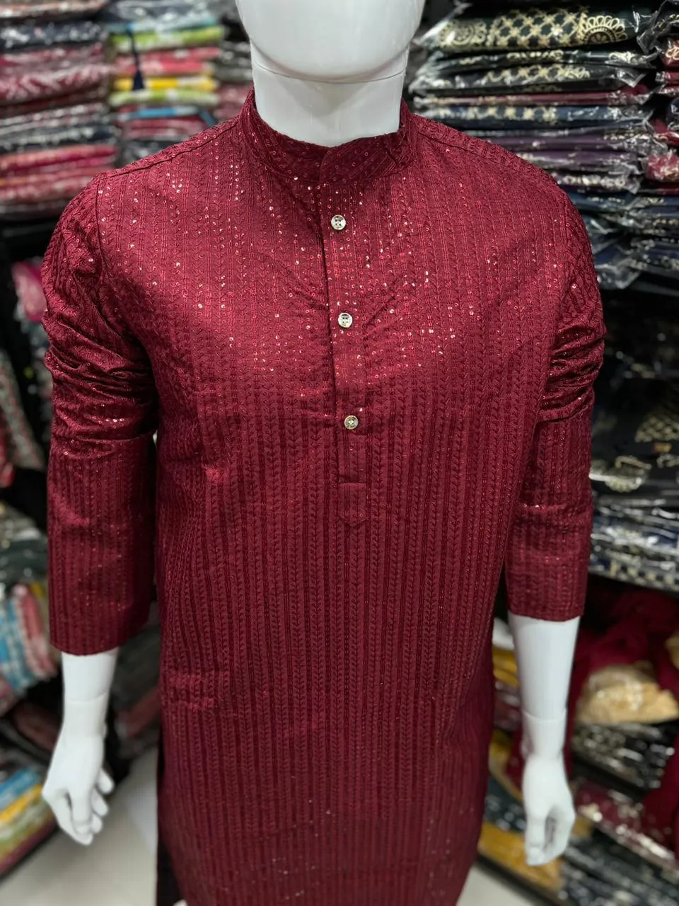 Men's Silk Kurta Pajama