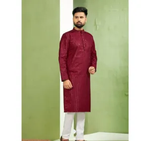 Men's Silk Kurta Pajama