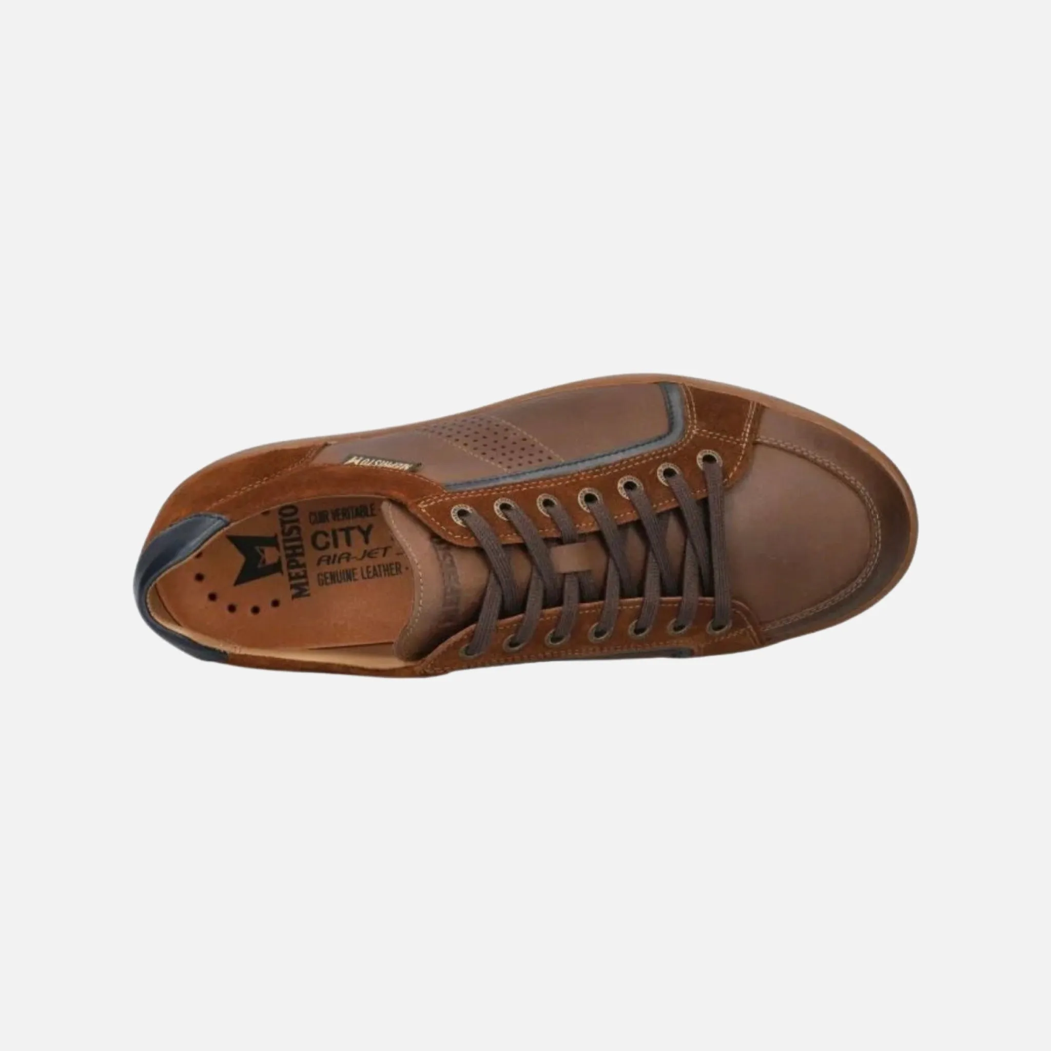 Mephisto Harrison Tobacco Sneakers