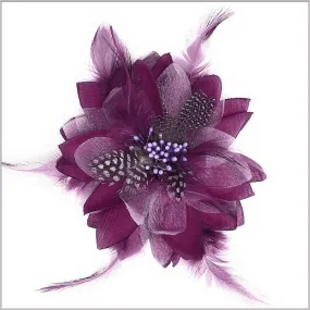 Prom Lapel Flower- Flower1 Purple  - Wdding- Prom - Men