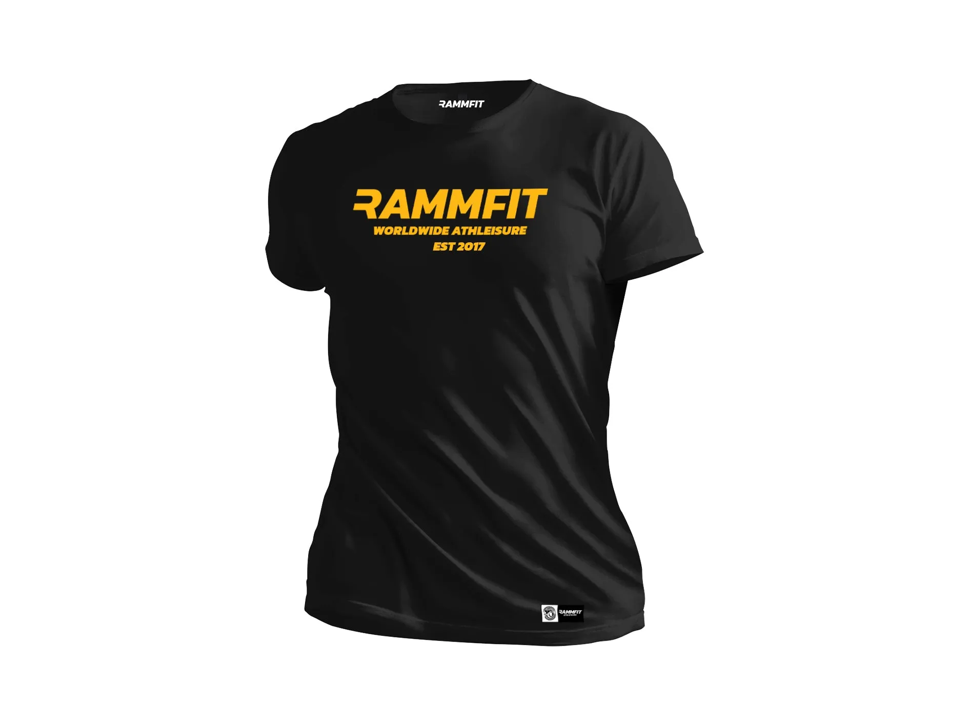 Relentless Collection Wordmark Yellow on Black - RAMMFIT