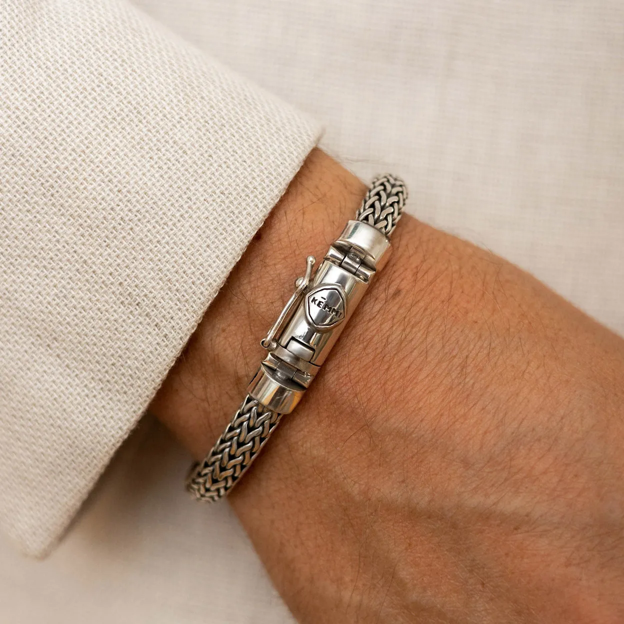 Silver Snake Chain 6mm Bracelet