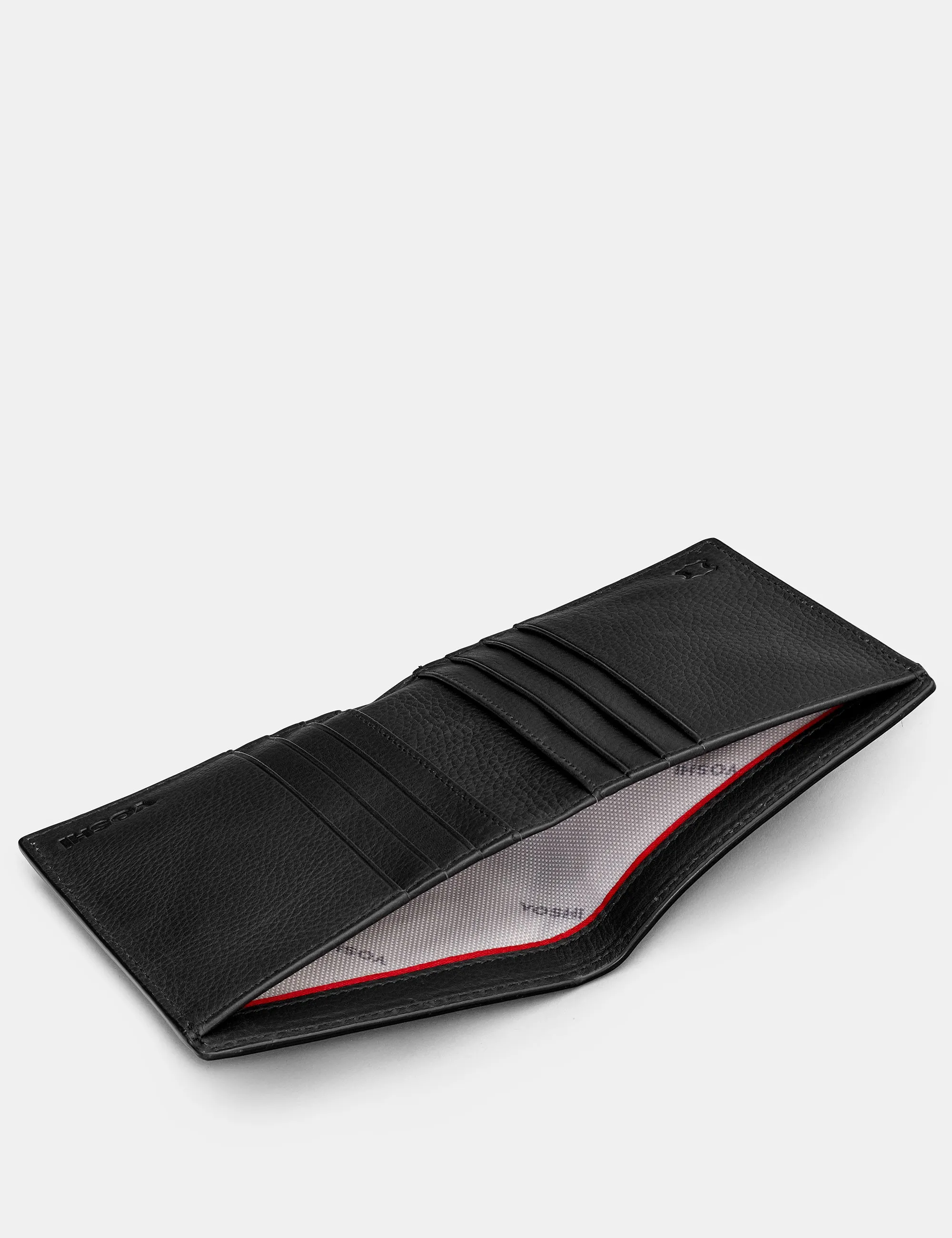 Slim Black Leather Wallet