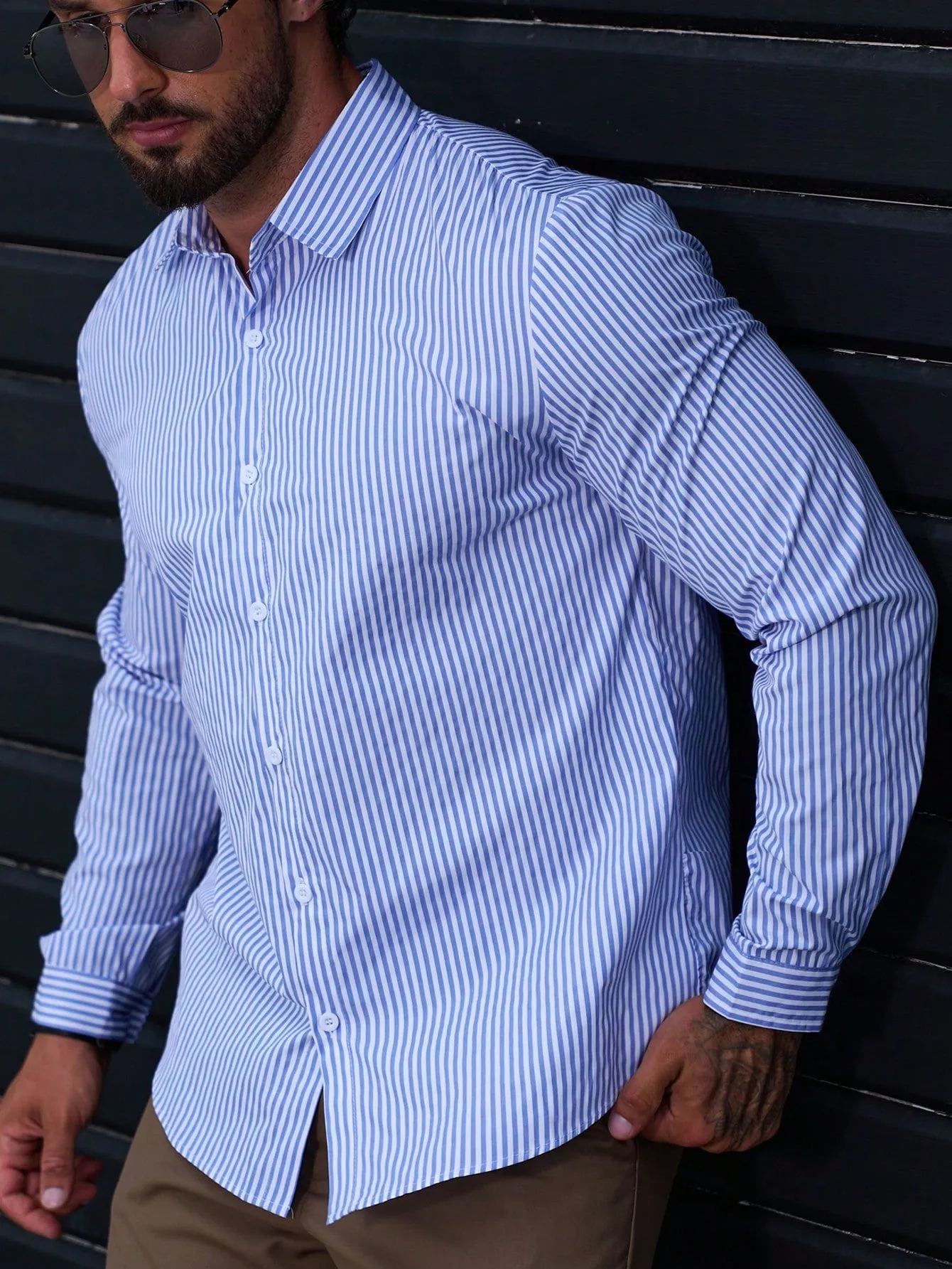 Sophisticated Stripe Casual Fit Shirt