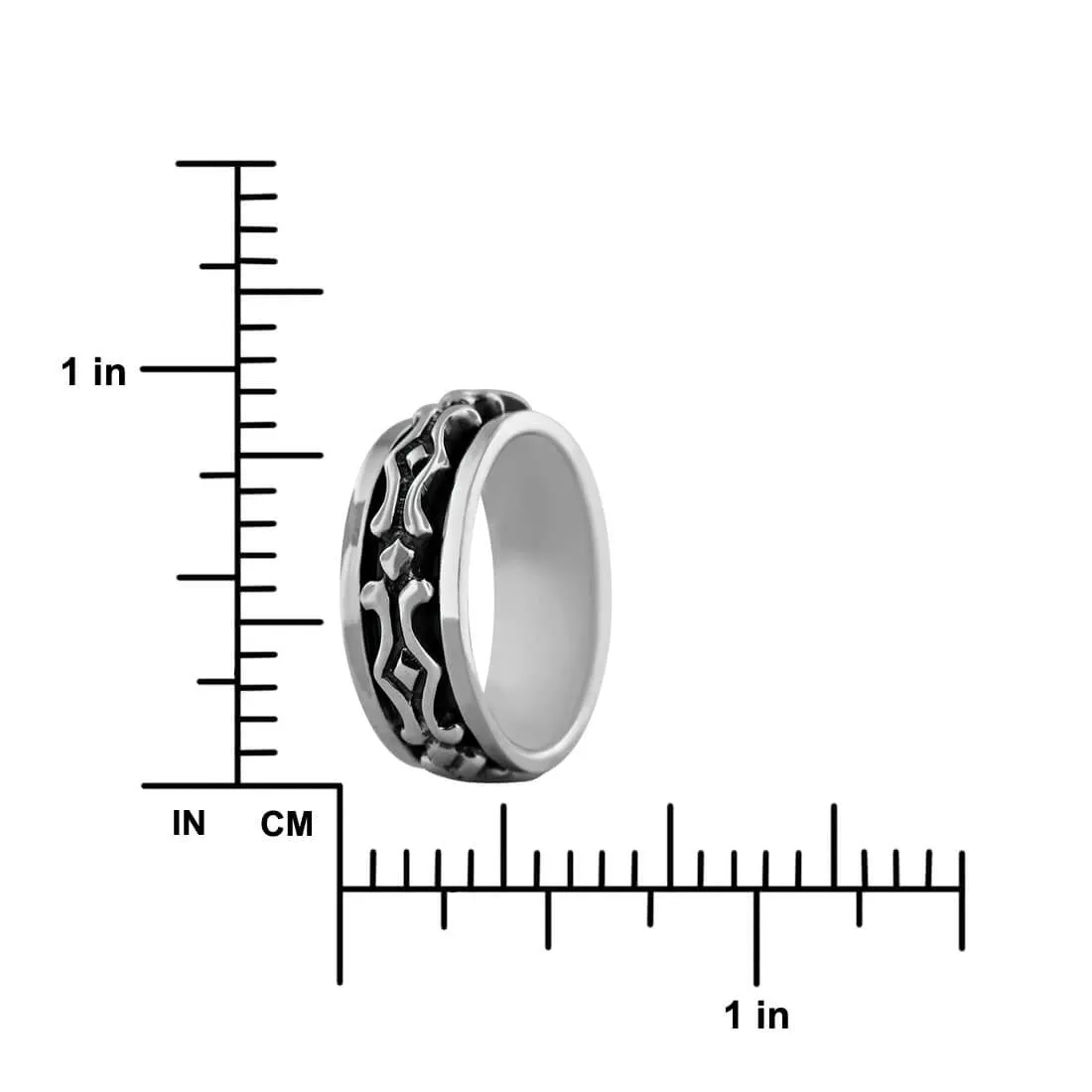 Sterling Silver Spinner Ring