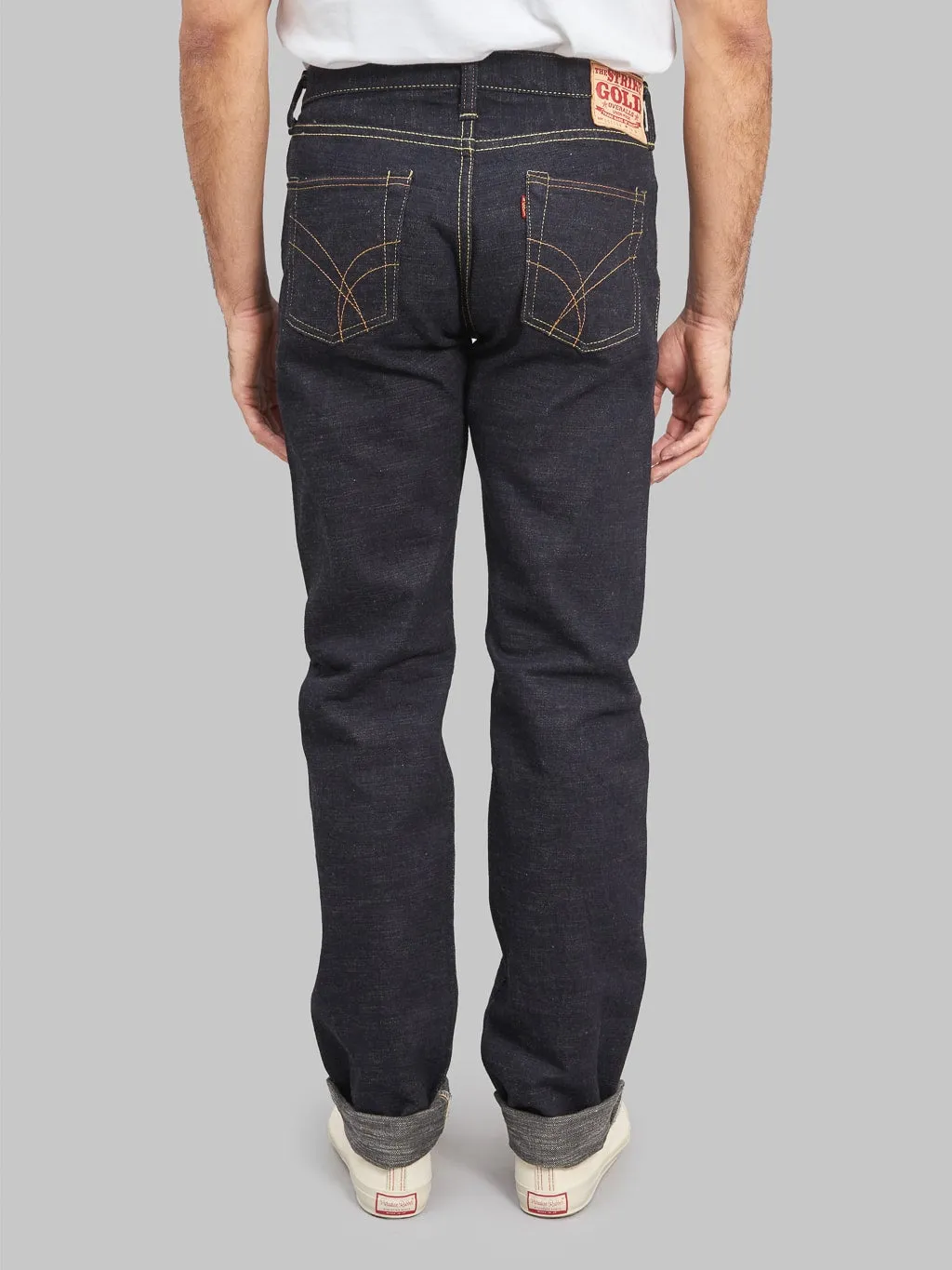 The Strike Gold 5104 15oz Slub Grey Weft Straight Tapered Jeans