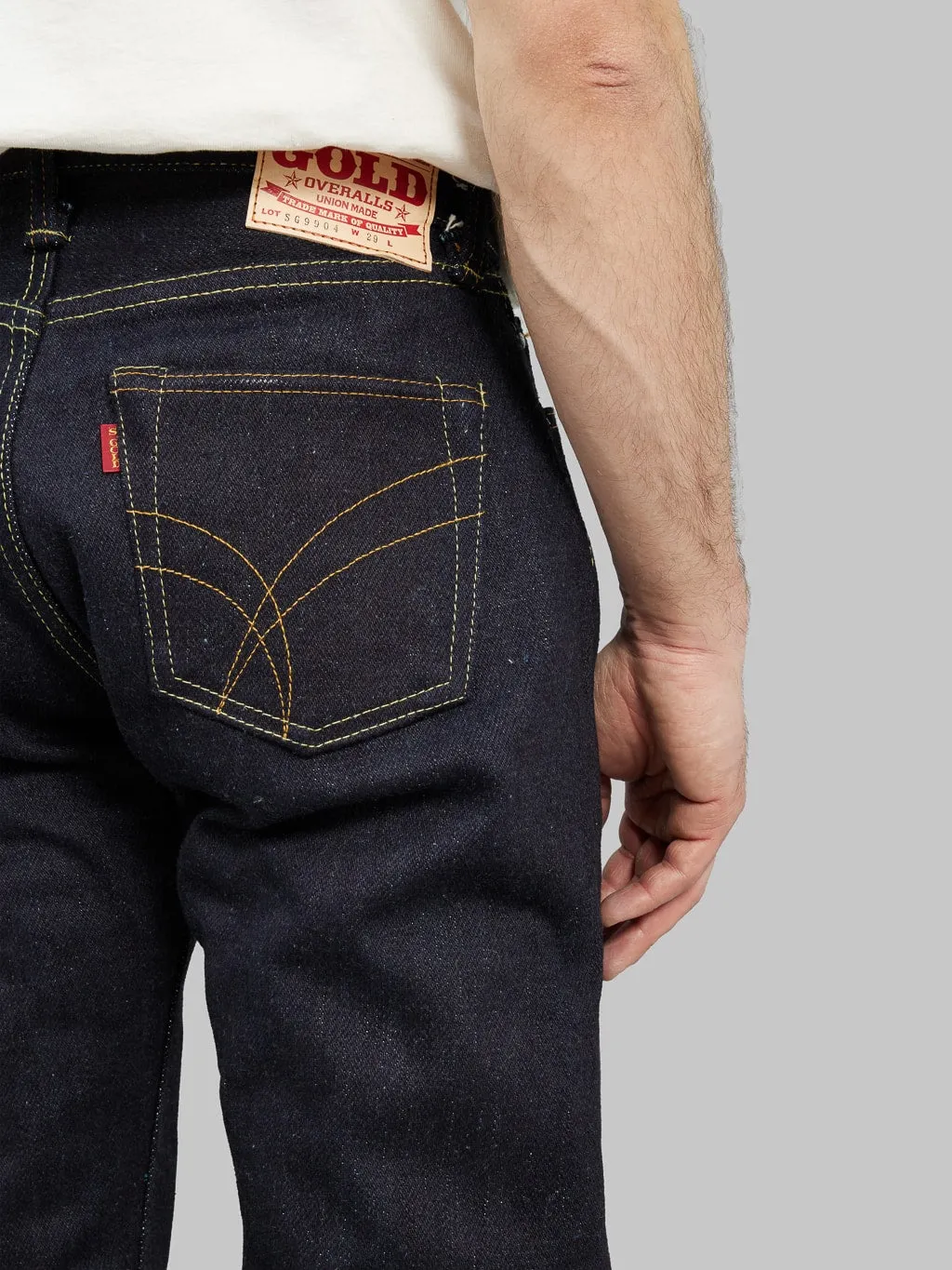 The Strike Gold 9904 24.8oz Extra Hard Straight Tapered Jeans