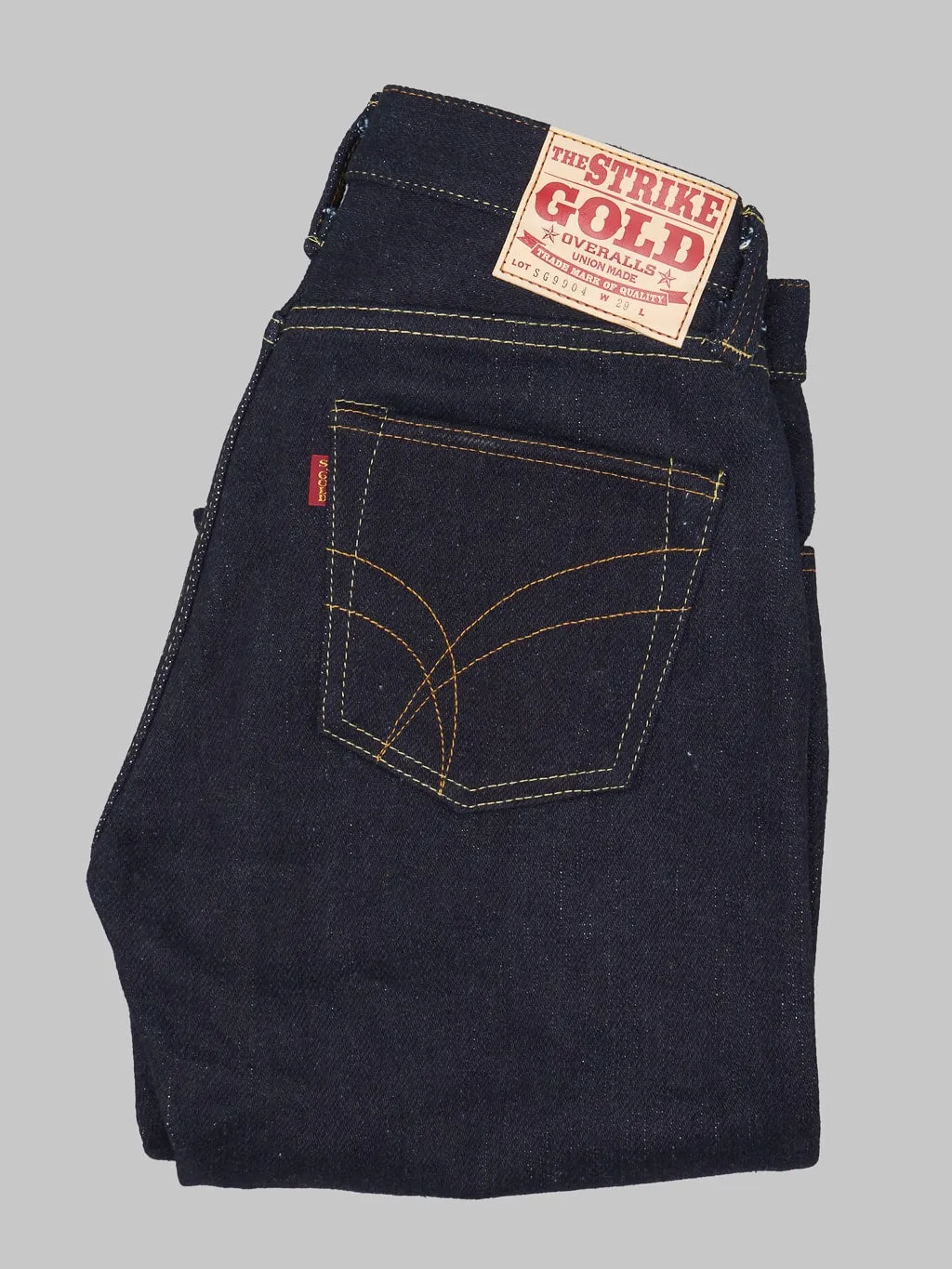 The Strike Gold 9904 24.8oz Extra Hard Straight Tapered Jeans