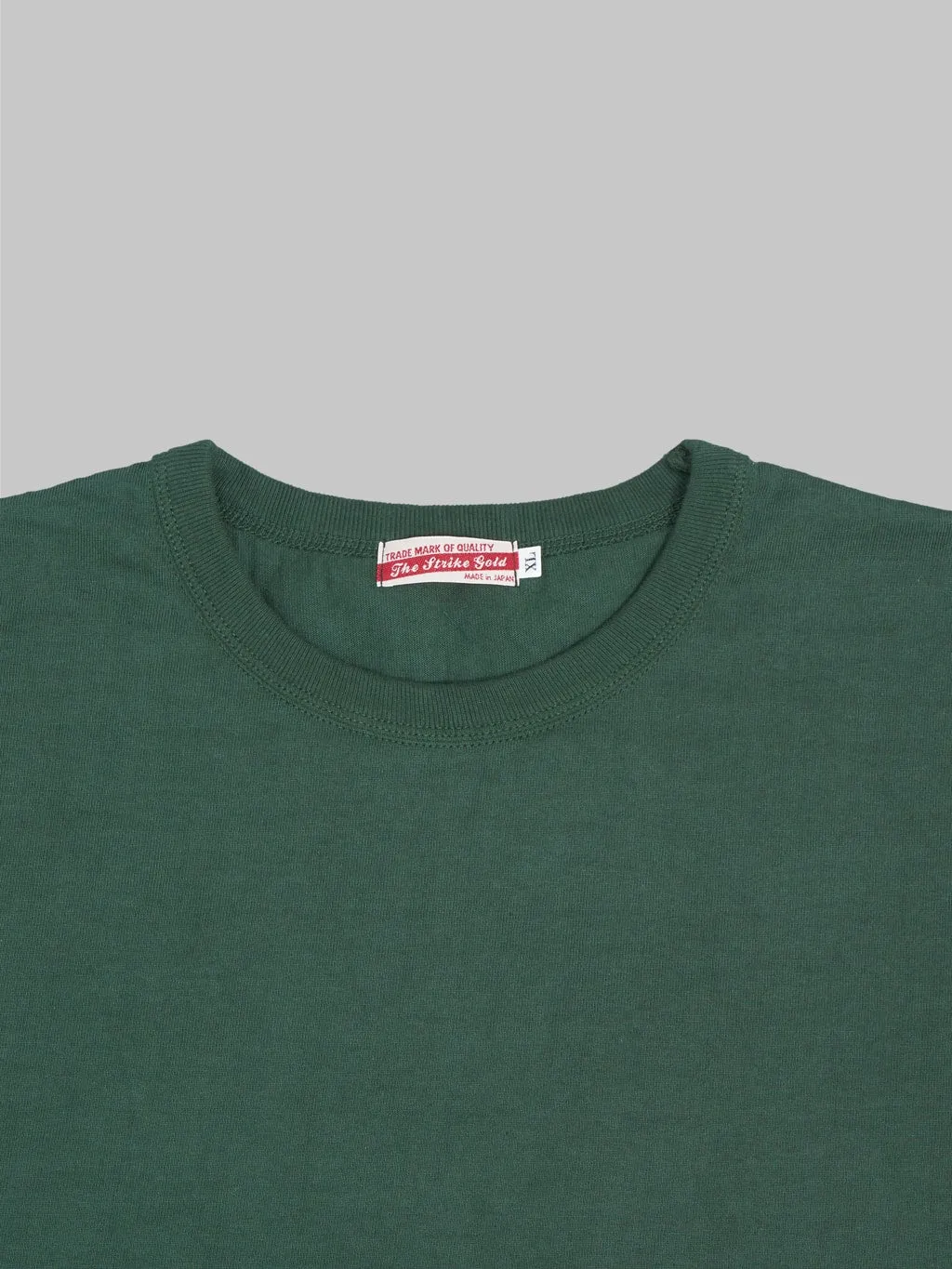 The Strike Gold Loopwheeled T-Shirt Green