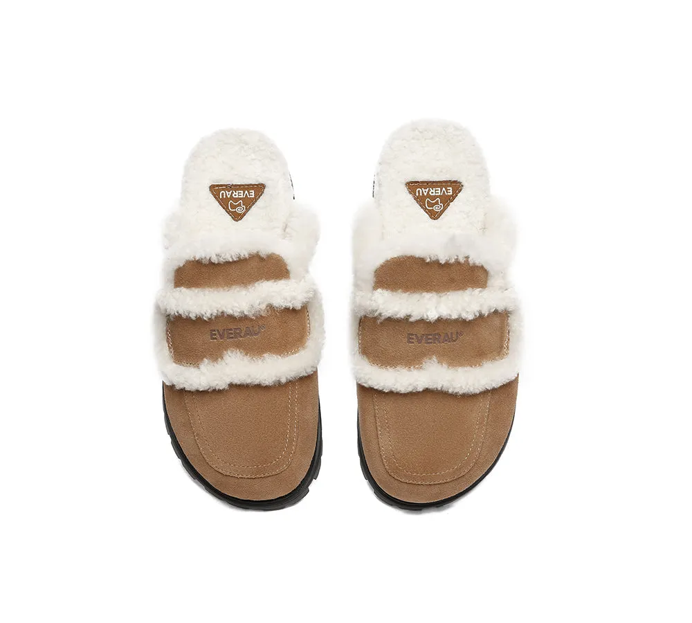 UGG Women Sheepskin Wool Shearling Lined Slippers Remi