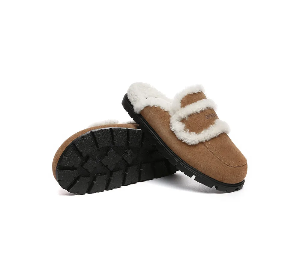 UGG Women Sheepskin Wool Shearling Lined Slippers Remi