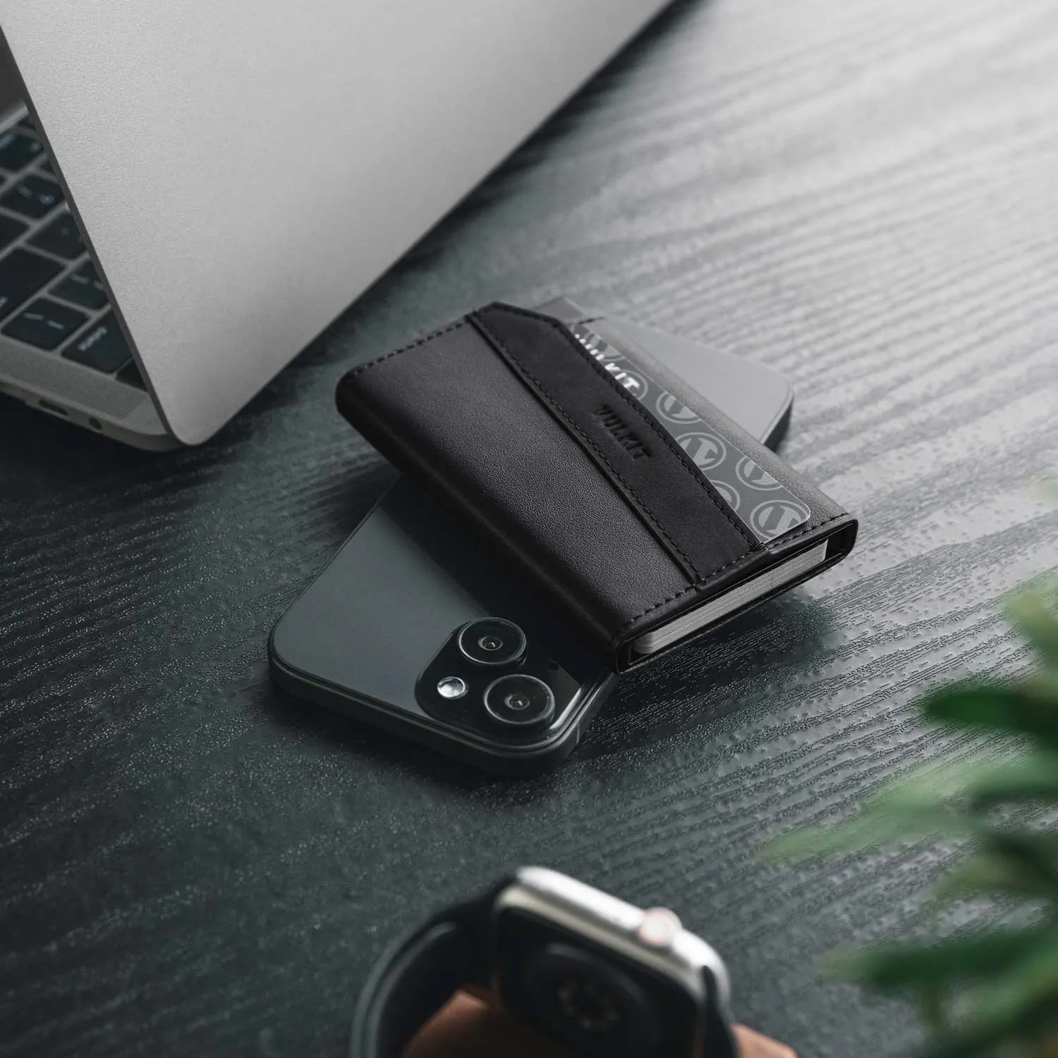 VC414-Phone Card Holder Wallet Includes Magnetic Ring