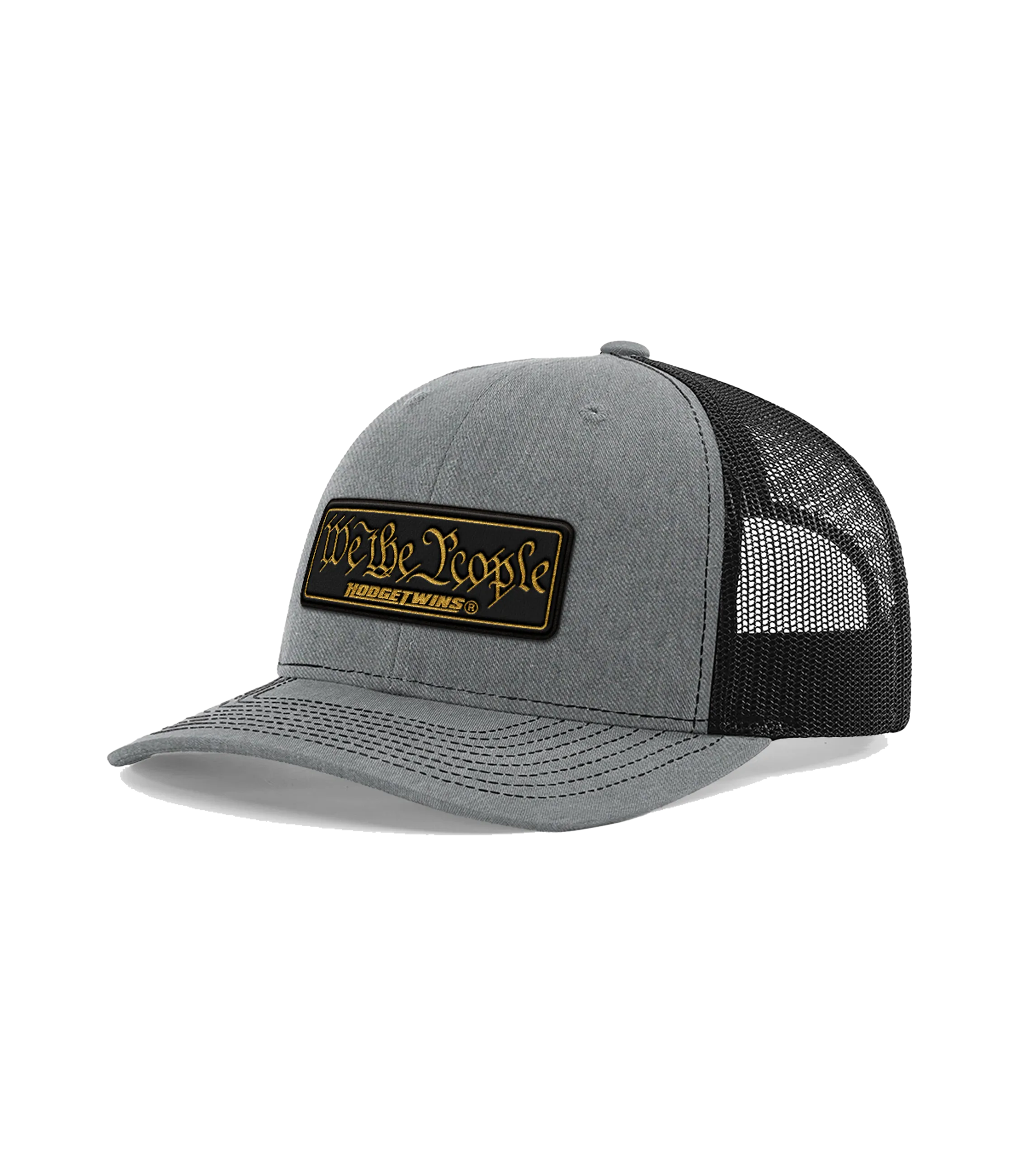 We The People Premium Leather Patch Hat