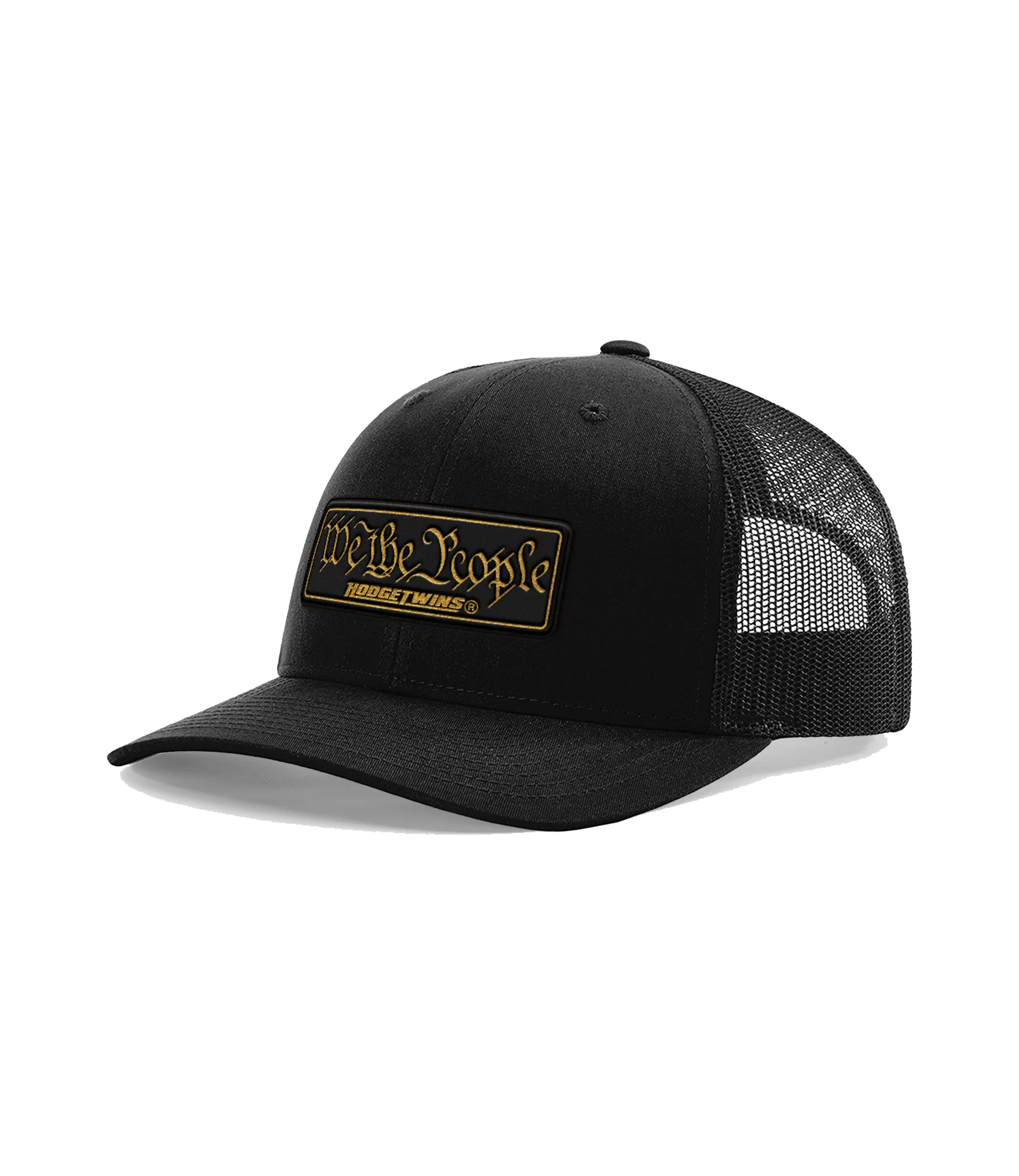 We The People Premium Leather Patch Hat