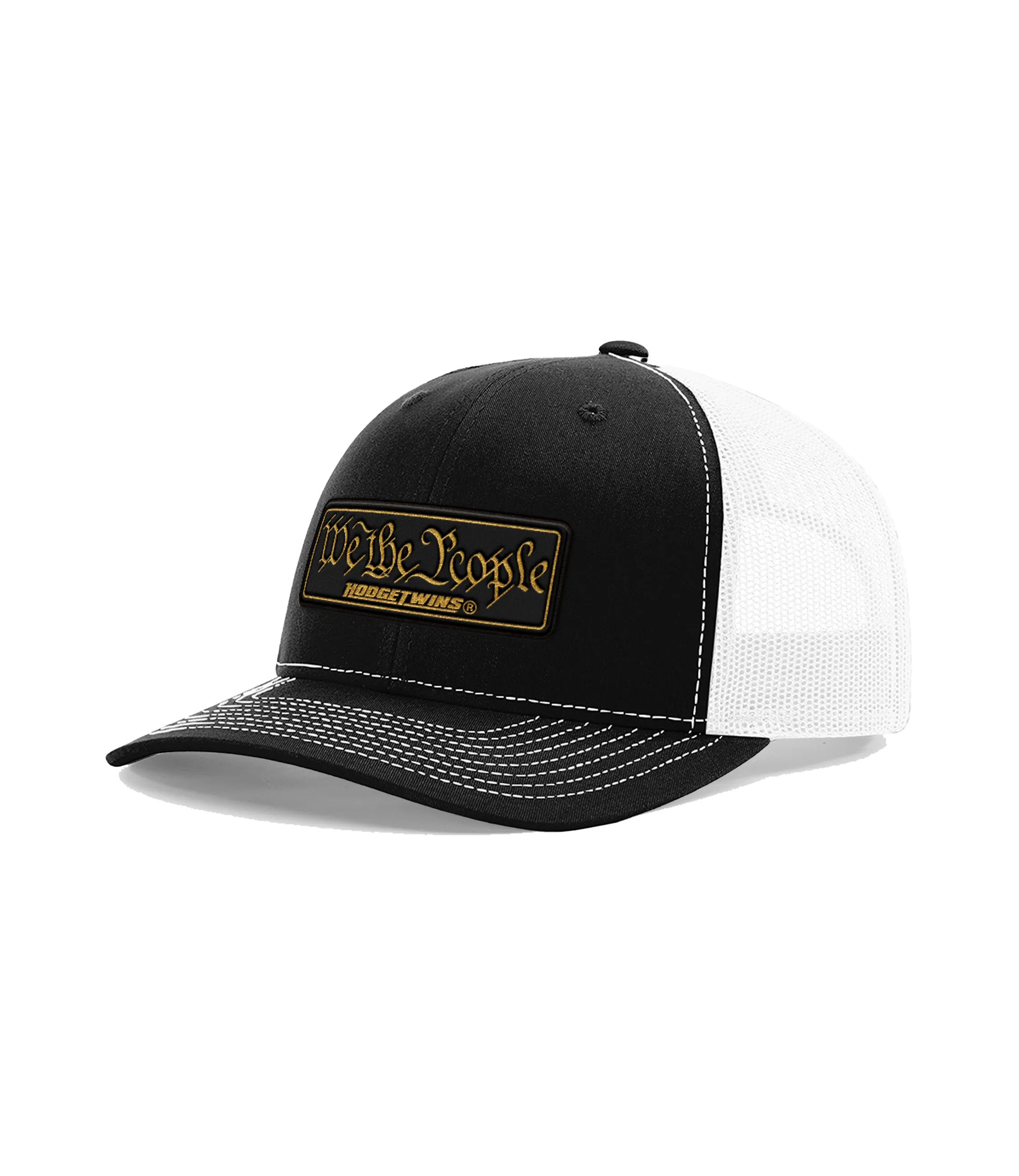 We The People Premium Leather Patch Hat