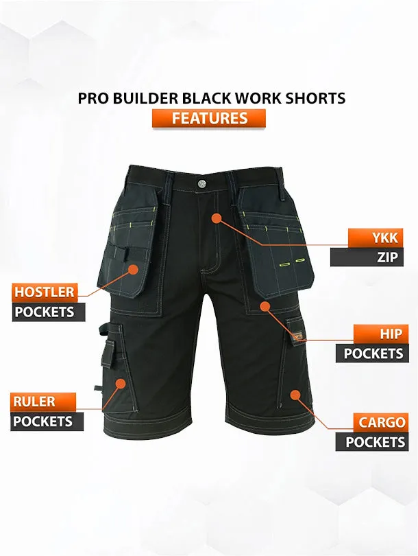 WrightFits Men Pro Builder Work Shorts